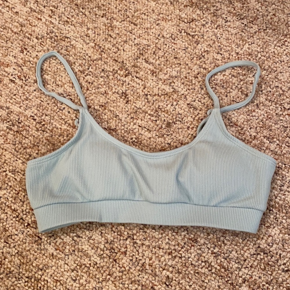 Teal bikini top